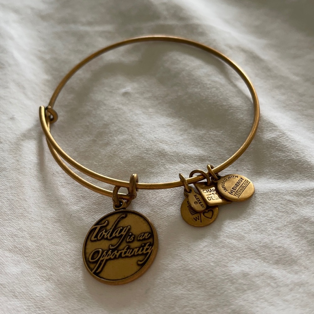 Alex and Ani today is an opportunity bracelet